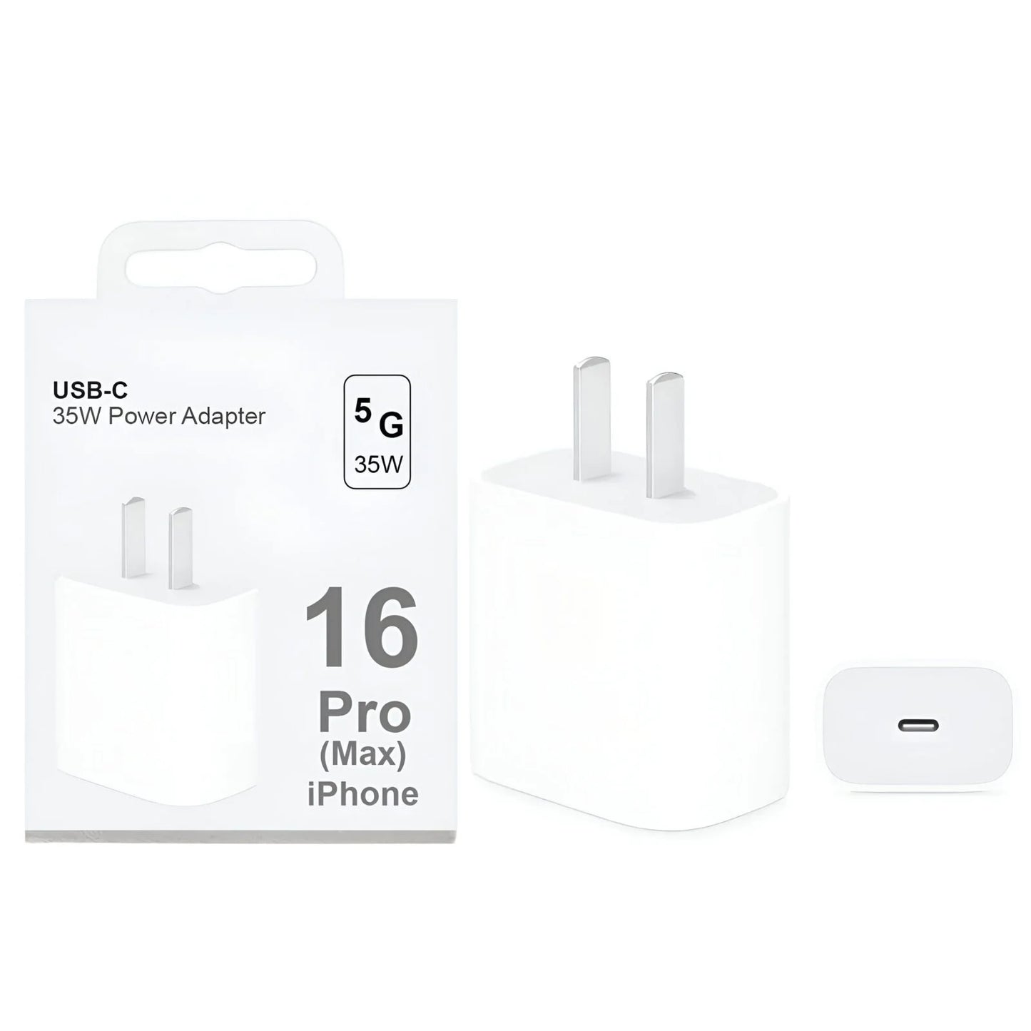 *USB-C 35W Power Adapter for iPhone 16 Pro Max (5G)*